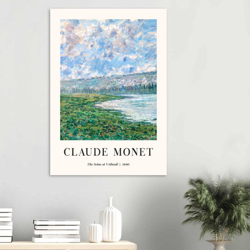 Artfulprints  Claude Monet - The Seine at Vétheuil   poster A4 21x29.7 cm - vtwonen shop