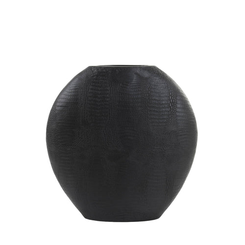 Light & Living pot  - zwart - 50x15x50 cm