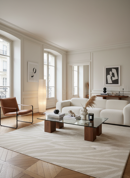 AFK Living vloerkleed Buffon - zeer zacht - beige - 200x290 cm
