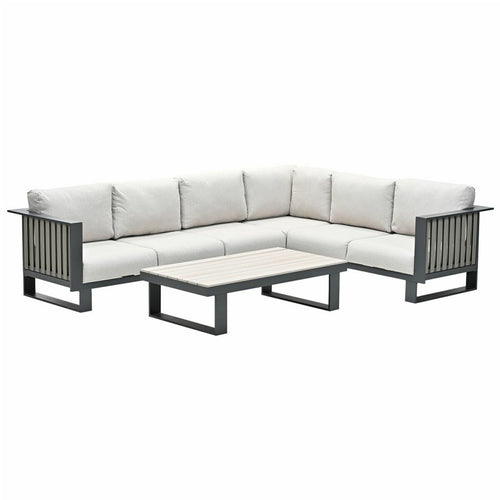 Garden Impressions loungeset Gabon taupe R - 5-delig