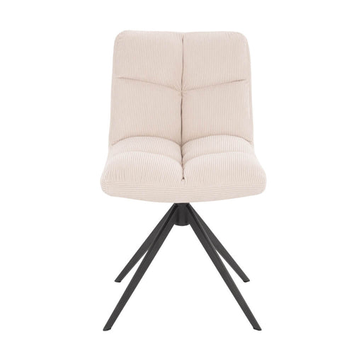 Home Deluxe Eetkamerstoel NODA Snoer Crème Aantal: 2 - vtwonen shop