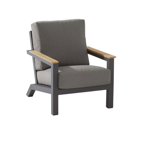 4 Seasons loungestoel Capitol donker grijs - vtwonen shop