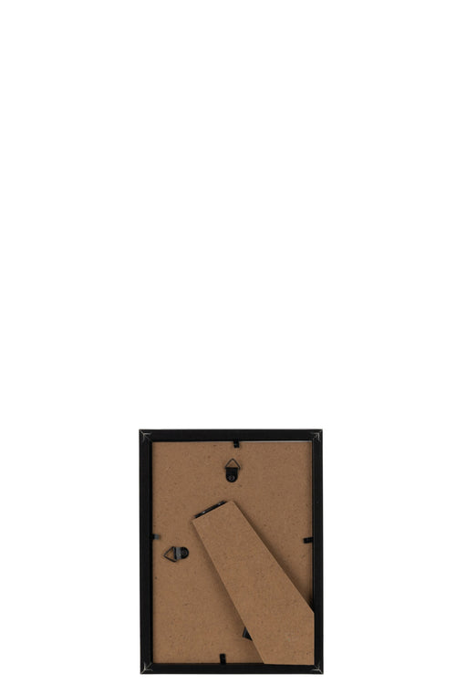 J-Line fotolijst Basic - hout - zwart - small - 2 stuks