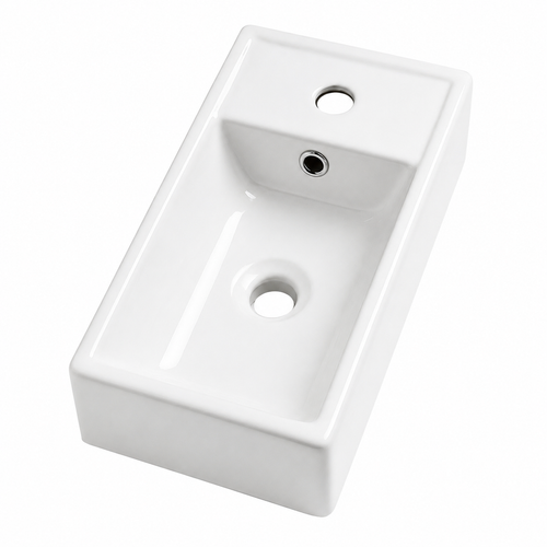 Badplaats Toiletmeubel Bosco 40 x 22 cm – Beige – Fonteinmeubel met Wastafel