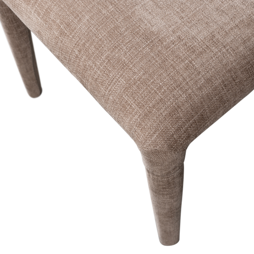 WOOOD eetkamerstoelen Permit - Polyester - Zand - Set van 6 - vtwonen shop