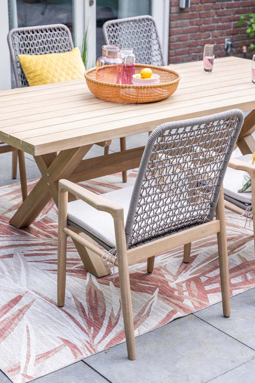Garden Impressions Skala tuinstoelen set van 4 acacia / rope
