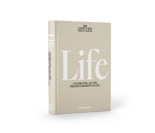 Printworks Fotoalbum / Fotoboek - Life - Beige - vtwonen shop