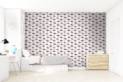 Sanders & Sanders behang race auto's rood - 50 x 900 cm - 935359