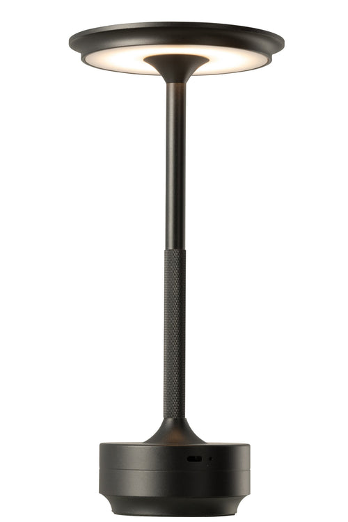 J-Line lamp Touch - kunststof - zwart - LED