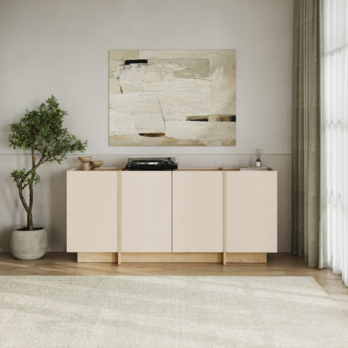 Calicosy - ONYX Dressoir - Beige - 180x45x80 cm