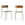 Calicosy - ADRIANA Set van 2 Eetkamerstoelen - Grijs - 51x46x47 cm