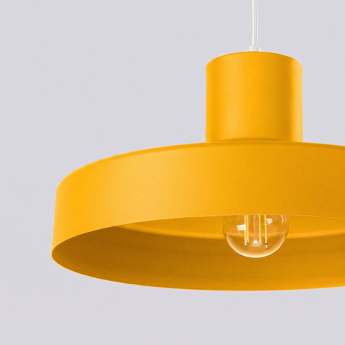 Sollux Lighting Hanglamp BILO geel - 35x35x120cm