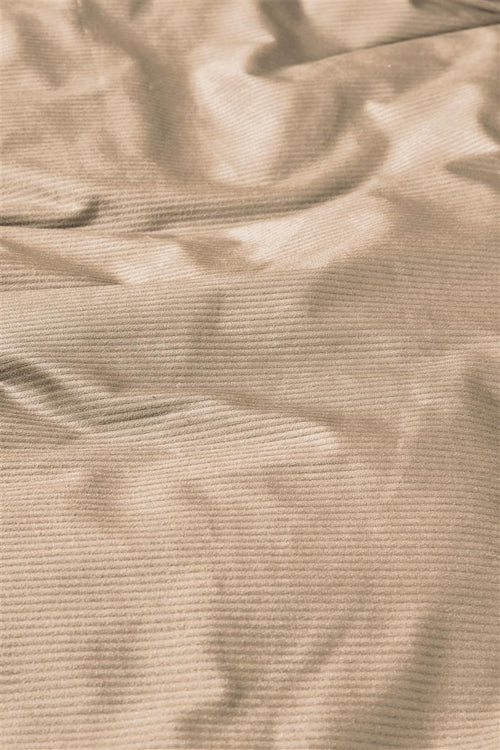 At Home by Beddinghouse Cosy Corduroy dekbedovertrek - Effen - Eenpersoons - 140x200/220 cm - Off-white