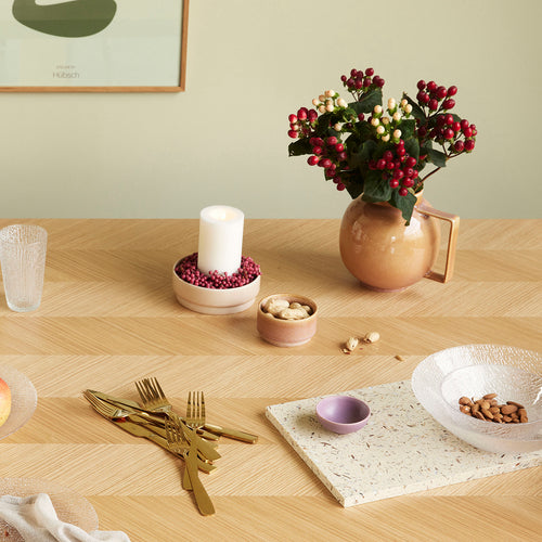 Hübsch borden Shade - terrazzo - 19x23xh2, 35x24xh2cm - vtwonen shop