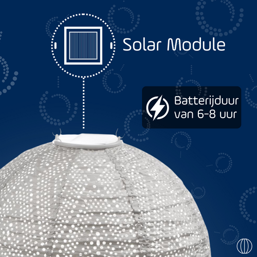 Lumiz solar lampion - dia 30cm - vtwonen shop