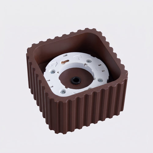 Sollux Lighting Plafondlamp RIFF 1 bruin Gx53 - 10x10x6cm