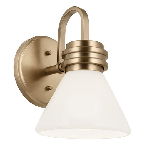 Badezimmer Wandleuchte Classic Champagner Bronze 3000K IP44 1x G9