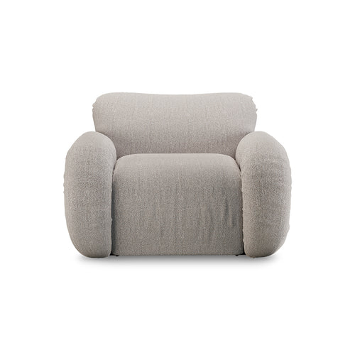 HKLIVING fauteuil Arc lounge – sneak light grey – frame ash - vtwonen shop