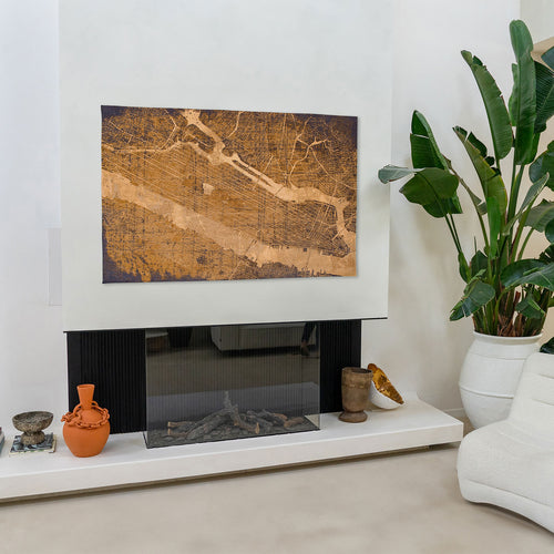 Louis De Poortere vloerkleed Gatsby Gold - geel - 170x240cm - vtwonen shop