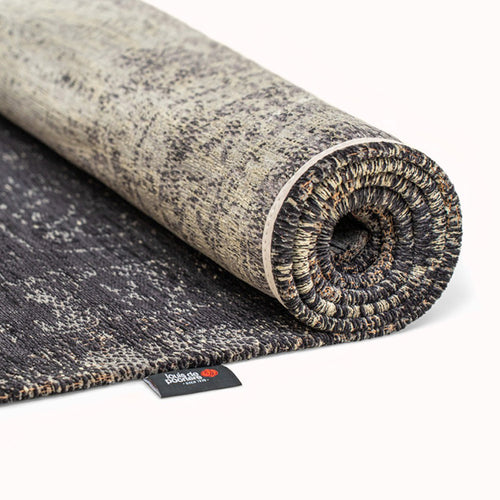 Louis De Poortere vloerkleed Mineral Black - zwart - 170x240cm - vtwonen shop