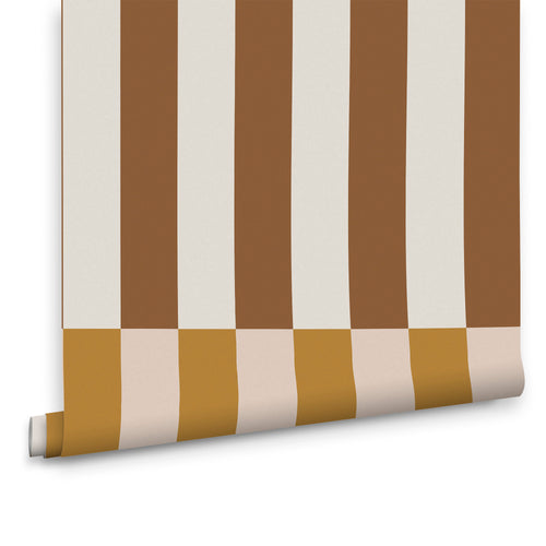 MADE Vliesbehang - Terri Ochre