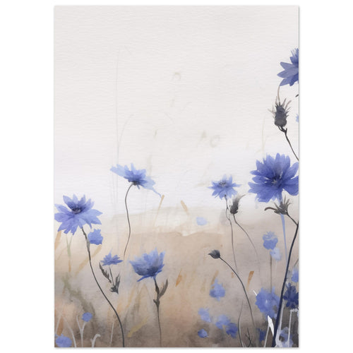 Artfulprints  Flower aquarel 3   poster 50x70 cm - vtwonen shop