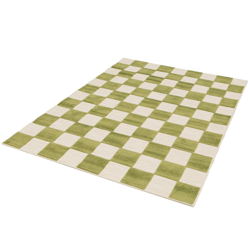 AFK Living vloerkleed Kleine Tegels - voor binnen en buiten - groen - 160 x 230 cm