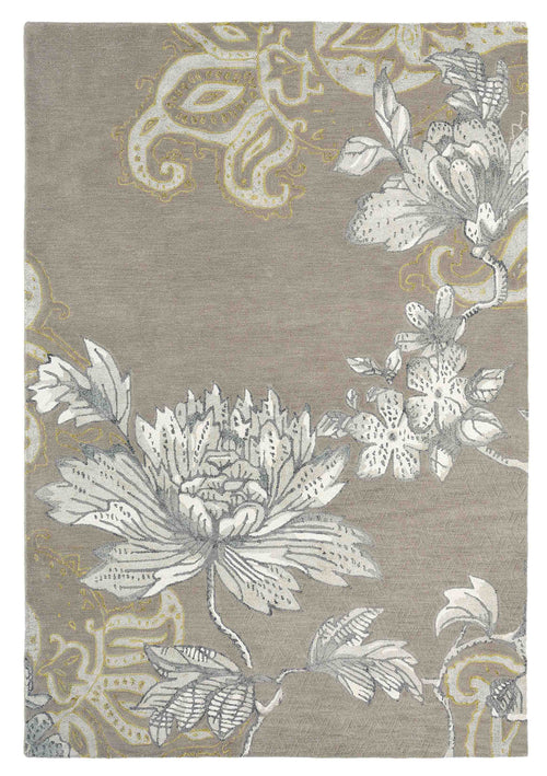 Laagpolig vloerkleed Wedgwood Fabled Floral Grey 37504 170x240 cm - vtwonen shop