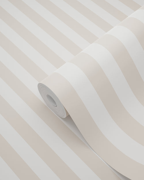 ESTAhome behang strepen beige en wit - 53 cm x 10.05 m - 130949 - vtwonen shop