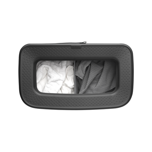 Brabantia Bo Wasbox Hi, 2 x 45 liter, kunststof deksel - Matt Black