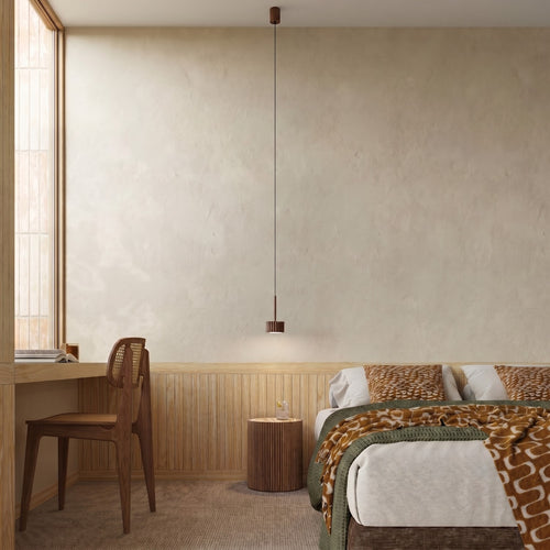 Sollux Lighting Hanglamp AURA 1 bruin Gx53 - 10x10x125cm