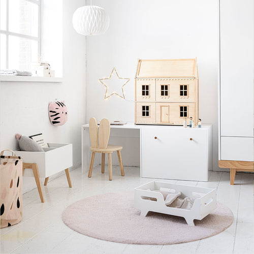Petite Amélie Houten Speelgoedkist - MDF - wit