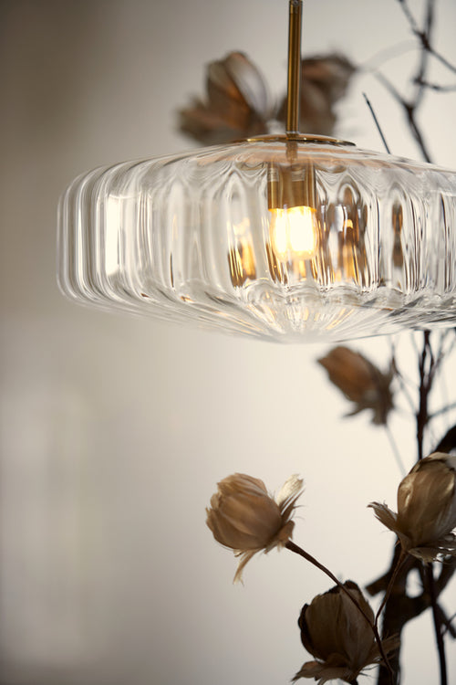 vtwonen hanglamp Pleat - helder - Ø30cm
