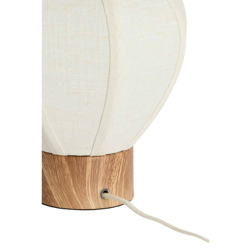 Light & Living tafellamp Kyzo - wit - Ø23cm