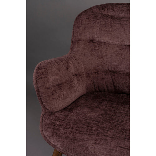 Dutchbone Lenn Fauteuil Plum - Paars - vtwonen shop