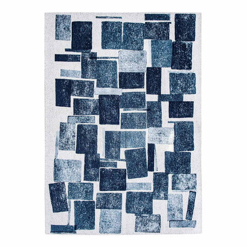 Louis De Poortere vloerkleed Ice Blue - blauw - 140x200cm