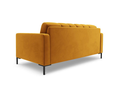 Cosmopolitan Design Bank Bali 2-zits, flueel, geel - 96x152x75cm