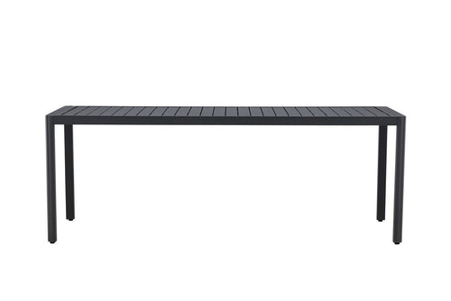 Rebellenclub Rechthoekige Tuintafel Minosa - 200 x 90  cm - Zwart - vtwonen shop