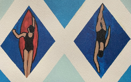 Catchii Placemat women swimming version 1 - vtwonen shop