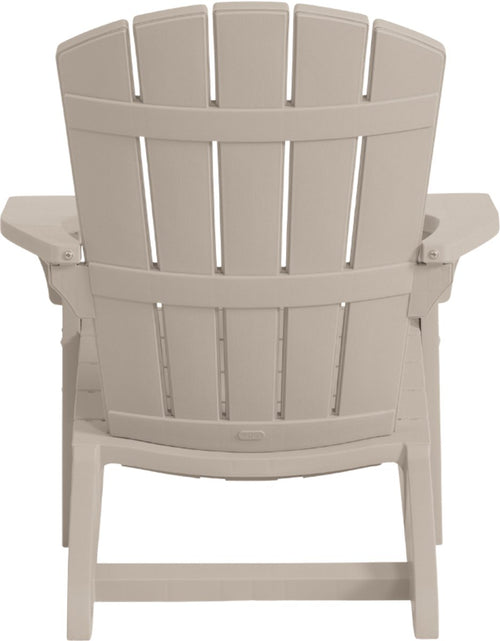 Keter Troy Adirondack Tuinstoel - 81x93x96,5cm - Soft Beige