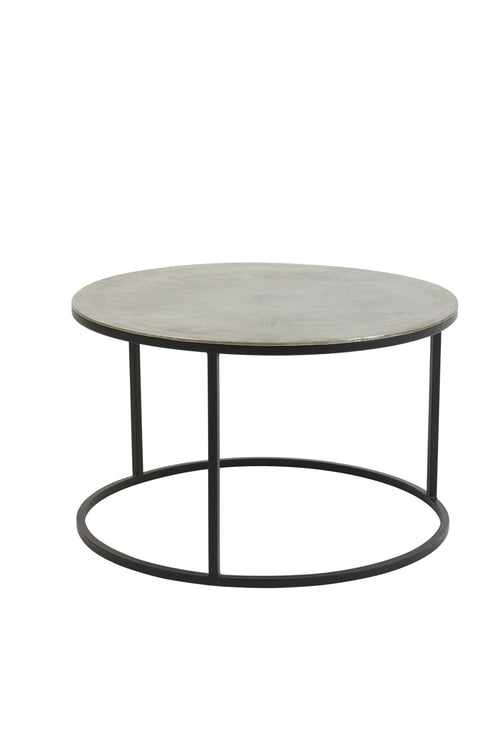 Light & Living salontafel TALCA - Ø75x45cm - zilver - Set van 2 - vtwonen shop