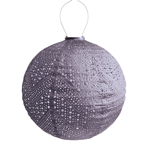 Lumiz solar lampion verso rond - 40cm - paars