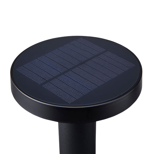 Lighto | Tafellamp zwart solar voor buiten | Oplaadbaar | Werkt op zonne-energie - vtwonen shop