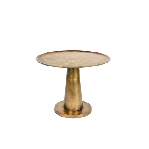 Dutchbone Brute Bijzettafel Rond 63 cm Goud - vtwonen shop