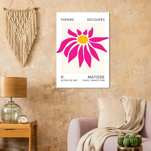 Artfulprints  Matisse – Deep sea dance pink   poster 50x70 cm - vtwonen shop