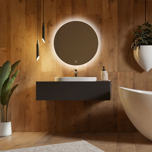 HOME DELUXE - LED-spiegel rond SILA | Afmetingen: 60 cm