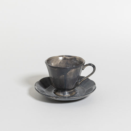 The Table Attic Kop en Schotel 140 ml Poppy Seed - vtwonen shop