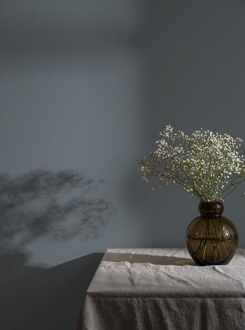 Duro Wallpaper behang effen vergrijsd blauw - 53 cm x 10.05 m - 662232 - vtwonen shop