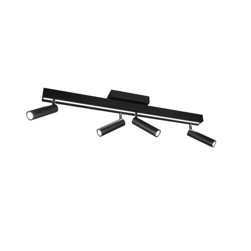 Trio Leuchten plafondlamp Zeno - 5 lichts -  133  x 8.5   cm - zwart