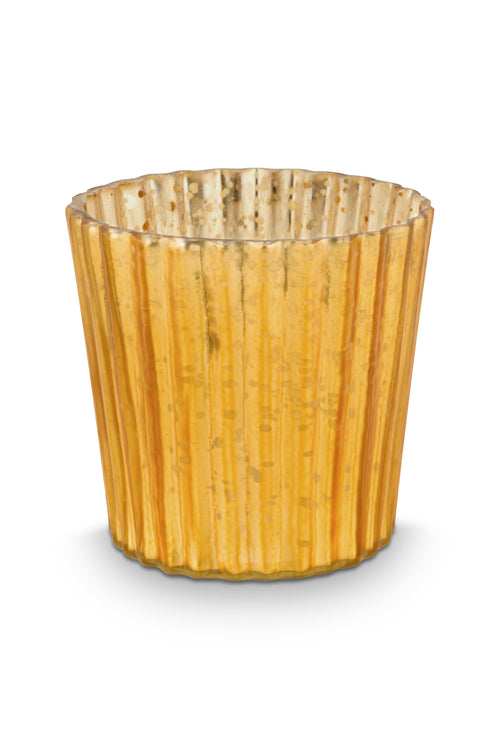 Pip Studio Waxinelichthouders Set 4 - Glas - Rood - 7x7cm - vtwonen shop